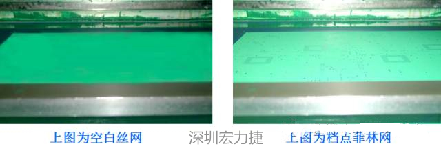 熱風(fēng)整平后導(dǎo)通孔邊緣起泡掉油，采用此工藝方法生產(chǎn)控制比較困難，須工藝工程人員采用特殊的流程及參數(shù)才能確保塞孔質(zhì)量。